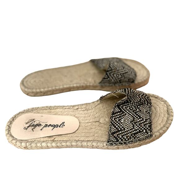 Free People Beach Front Slide Espadrille size 38 - Picture 4 of 7